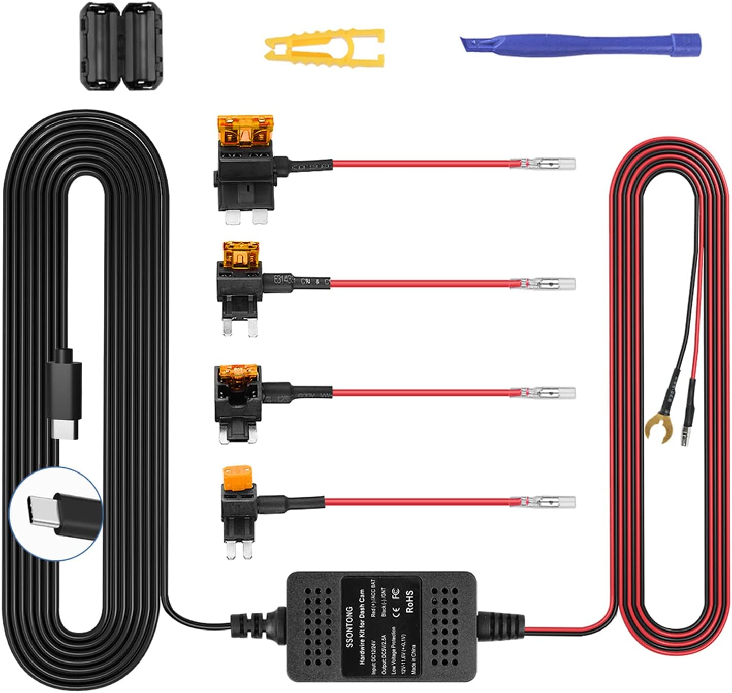 Type-C Dash Cam Hardwire Kit